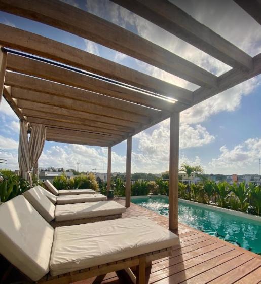 Lucky Duck Dt Hotel Tulum Bagian luar foto